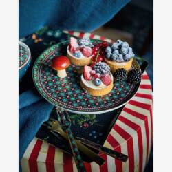 Pip Studio Berry Blues Mini Kek Standı Yeşil 21 cm - 2