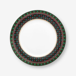 Pip Studio Berry Blues Yemek Tabağı Yeşil 26,5 cm - PIP STUDIO
