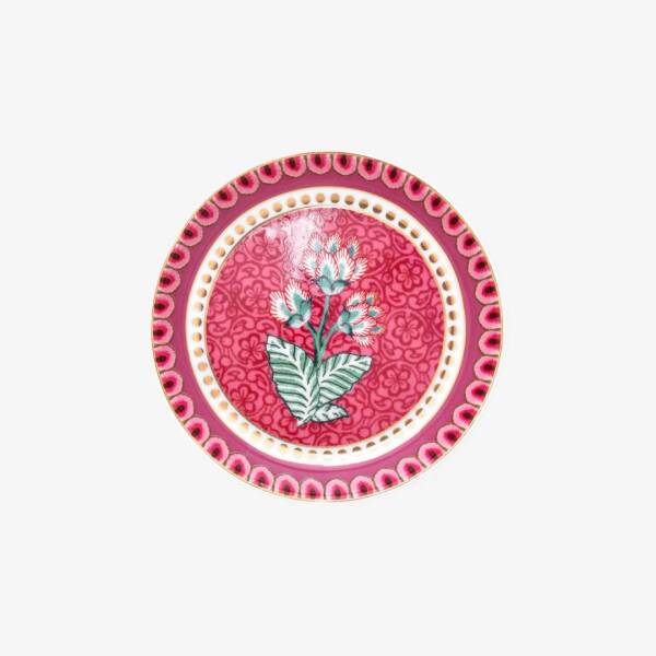 Pip Studio Flower Festival Kırmızı Çay Tabağı 9 cm - 1