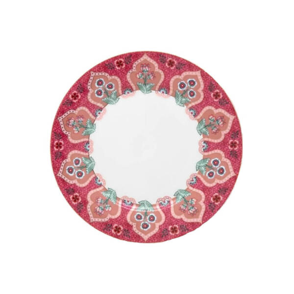 Pip Studio Flower Festival Kırmızı Tabak 21 cm - 1