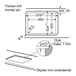 Siemens EP9A6QB90 iQ500 Gazlı Ocak 90 Cm - 7