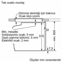 Siemens HJ852GYB0T iQ500 Ankastre Fırın Siyah 60 x 60 cm - 9