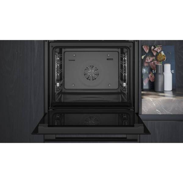 Siemens HR232GEB3 iQ300 Buhar Destekli Ankastre Fırın 60 x 60 cm Siyah İnox - 3
