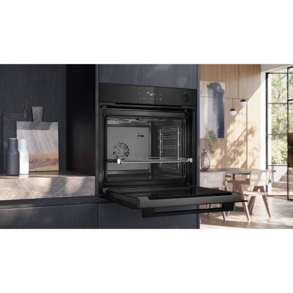 Siemens HR232GEB3 iQ300 Buhar Destekli Ankastre Fırın 60 x 60 cm Siyah İnox - 4