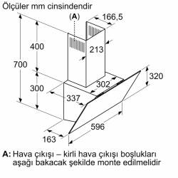 Siemens LC64KPJ60T iQ100 Duvar Tipi Davlumbaz Siyah Cam 60 cm - 9