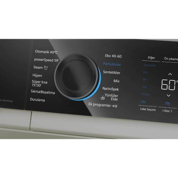 Siemens WG54B2ASTR iQ700 10 Kg 1400 Devir Çamaşır Makinesi Gümüş - 3