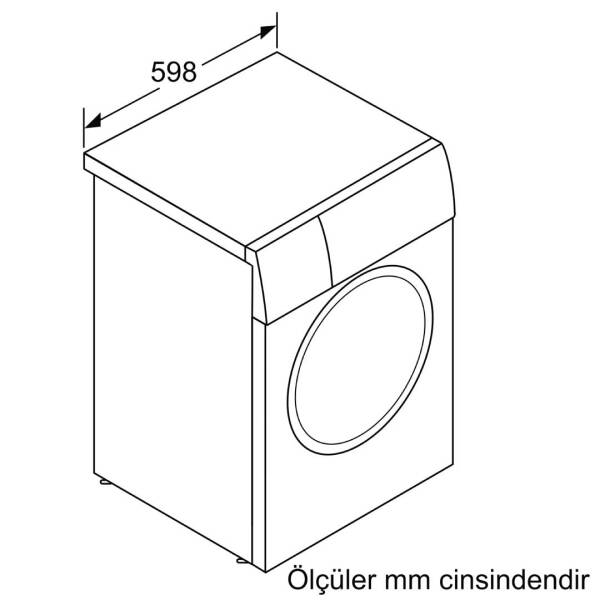 Siemens WG54B2ASTR iQ700 10 Kg 1400 Devir Çamaşır Makinesi Gümüş - 9