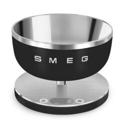 Smeg Dijital Mutfak Tartısı Mat Siyah - Smeg