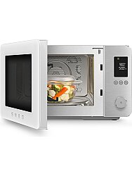 Smeg Retro Solo Kombi Mikrodalga Mat Beyaz MOC02WHMEU - Smeg