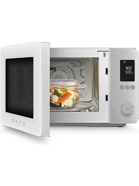 Smeg Retro Solo Kombi Mikrodalga Mat Beyaz MOC02WHMEU - 1