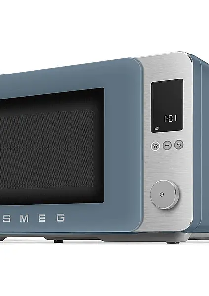 Smeg Retro Solo Kombi Mikrodalga Mat Storm Blue MOC02SBMEU - 4