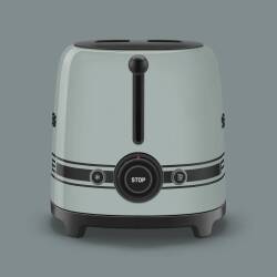 Smeg TSF01PSGEU Porsche x Smeg 2x1 Dilim Ekmek Kızartma Shade Green - 3