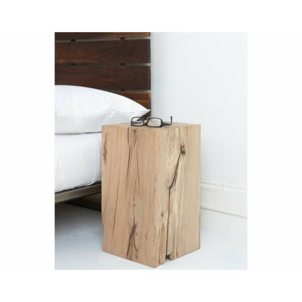 Sohomanje Ahşap Naturel Kütük Yan Sehpa - Soho188 (TEŞHİR) - 1