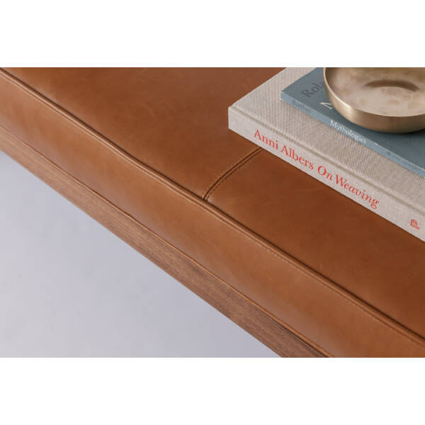 Sohomanje Doğal Ahşap Deri Bench - Soho271 (TEŞHİR) - 3