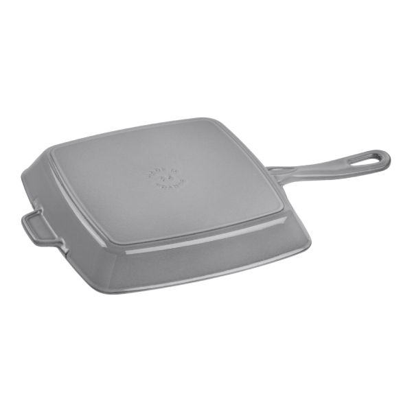 Staub Döküm Demir Amerikan Izgara Tava 26 cm Grafit Gri - 2