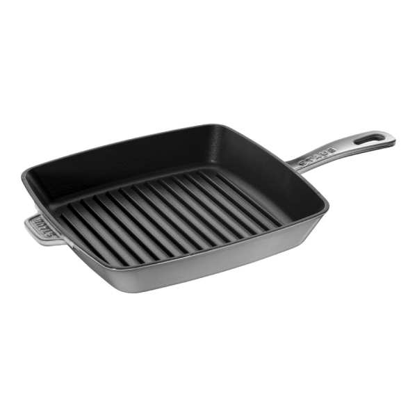 Staub Döküm Demir Amerikan Izgara Tava 26 cm Grafit Gri - 1