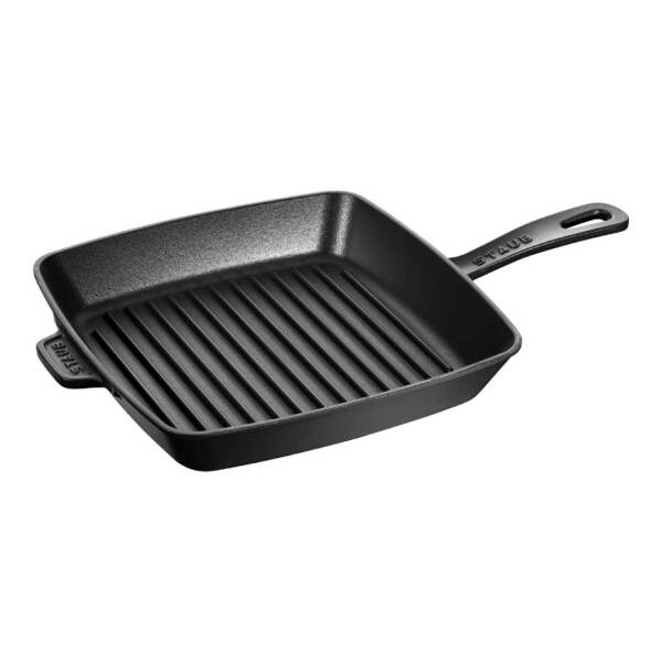Staub Döküm Demir Amerikan Izgara Tava 26 cm Siyah - 1