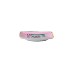 Versace Holiday Alphabet Kare Tabak F Harfi 12 cm - 2