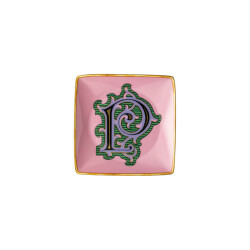 Versace Holiday Alphabet Kare Tabak P Harfi 12 cm - Versace