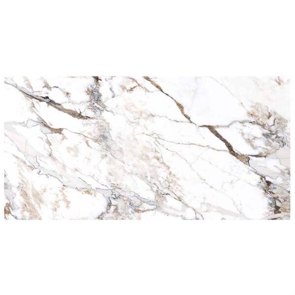 Vitra 60x120 Marble-X Fon Beyaz Parlak Porselen Karo K949808FLPR1VTSP - 1