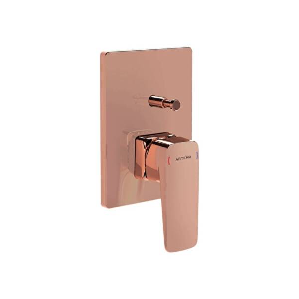 Vitra Artema Root Square Ankastre Banyo Bataryası Bakır A4275226 - 1